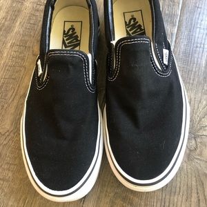 Slip On Vans Black size 8.5 women’s